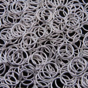 EXTRA LARGE SILVER PLATED JUMP RINGS 12mm 14mm 16mm 18mm 20mm 22mm UK SELLER ML