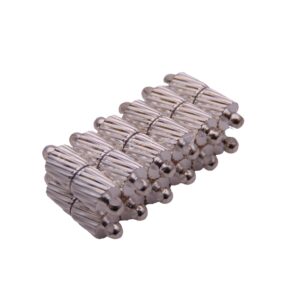10 Pcs - 15mm Silver Plated Strong Magnetic Clasps Craft Findings Necklace i17