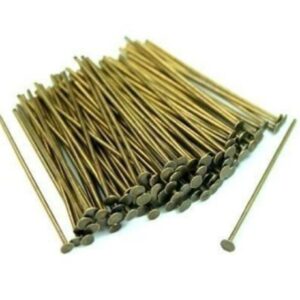 35mm Antique Bronze Head Pins Craft Findings Jewellery Beading