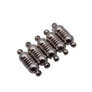 5 Pc 14mm Silver Plated Strong Magnetic Clasps Jewellery Clasp Necklace Craft E5