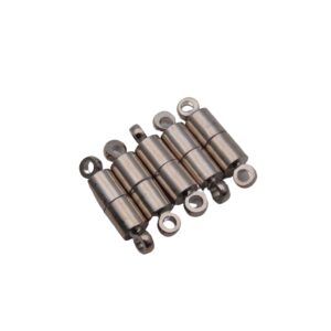 5 Pcs - 10mm Silver Plated Strong Magnetic Clasps Jewellery Clasp Necklace D230
