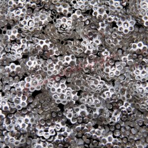 Antique Silver Coloured 6mm Bead Caps Jewellery Findings Craft