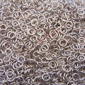 4mm Antique Silver Jump Rings Jewellery Craft Findings Beading