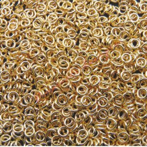 250 Pcs 3.5mm Gold Plated Open Jump ring Connector Jewellery Findings E106