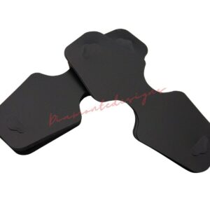 50 Pcs Black Necklace Bracelet Folding Hang Jewellery Display Cards - E195