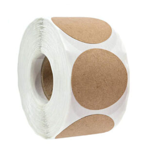 Blank Round Stickers Professional Labels Hand Made For Your Order Envelope Seal Business Seals UK - A295