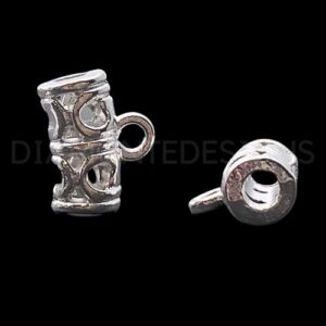 20 Pcs - Bright Silver Plated Filigree Bails Jewellery Craft Findings J226