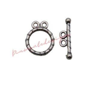 10 Sets Tibetan Silver Double Loop Toggle Clasps 18mm x 11mm Findings Clasp A81