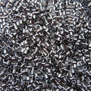 2.5mm Gun Metal Black Plated Tube Crimp Beads Jewellery Making Findings Craft UK