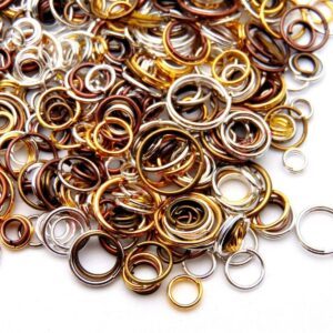 30g of Random Mixed Colour & Mixed Size Jump Rings Jewellery Findings Craft A316