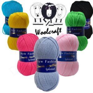 WOOLCRAFT NEW FASHION DK Knitting Yarn / Wool - 100g Double Knit Ball UK
